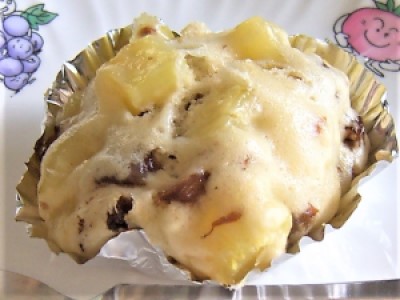 料理の出来上がり画像（蒸しパン）