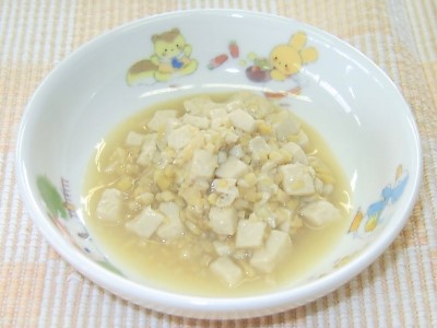 料理の出来上がり画像（納豆汁）