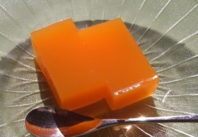 料理の出来上がり画像（人参ゼリー）