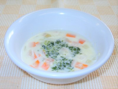 料理の出来上がり画像（魚のクリーム煮）