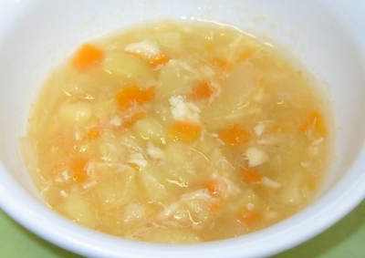 料理の出来上がり画像（白身魚のトマトシチュー）