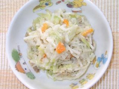 料理の出来上がり画像（そうめんサラダ）