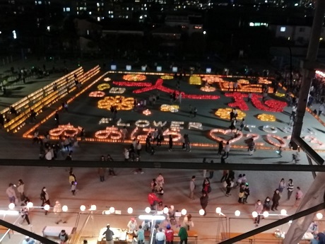 大原校区灯明まつりの様子