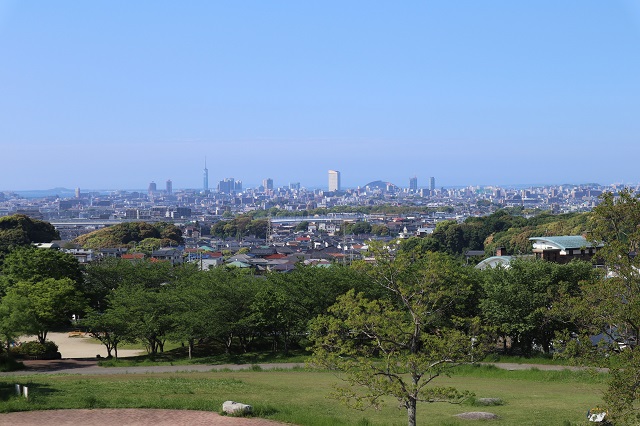 西油山中央公園からの眺望