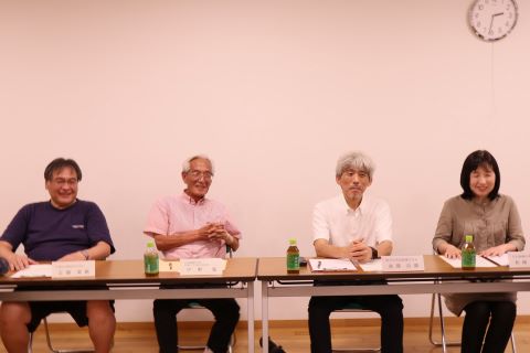 中野会長から校区の取り組みについてお話しいただきました