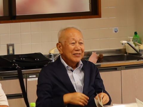 蓮井会長の写真