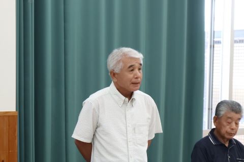 白石会長のあいさつ