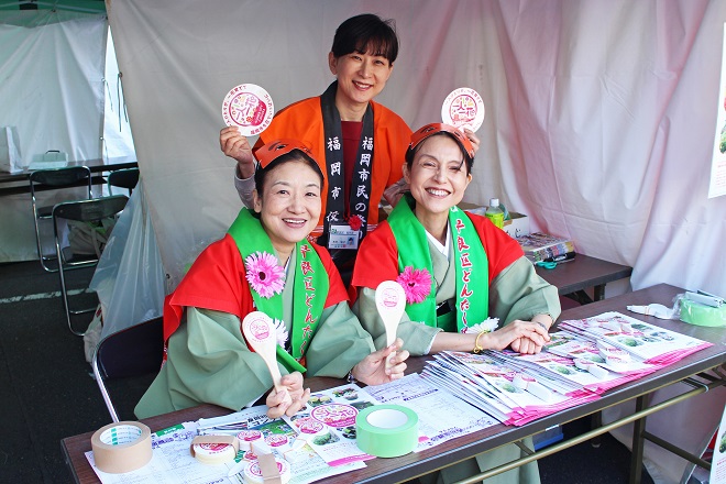 一人一花ブースの写真
