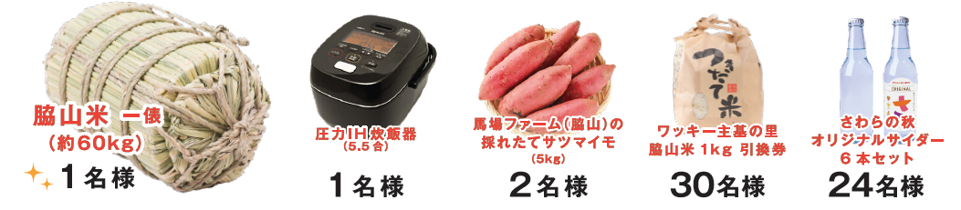 スタンプラリー先着プレゼント終了後の抽選プレゼント