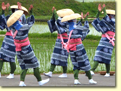 画像：お田植舞（２）