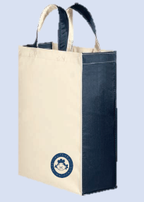 サザエさんのイラストがプリントされたバッグ