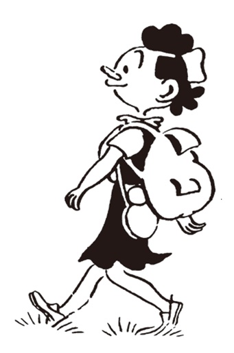 サザエさんのイラスト