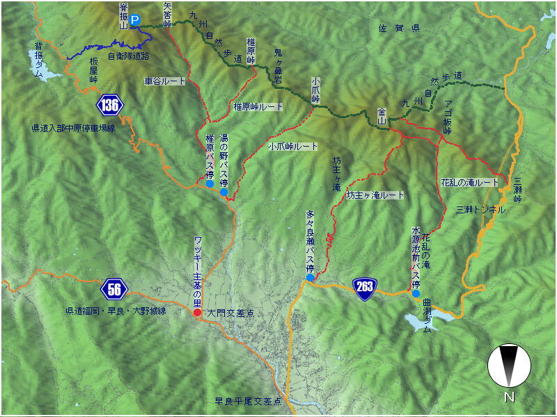 画像：全ルートマップ