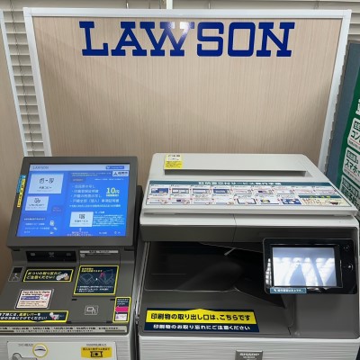 マルチコピー機の操作画面の写真