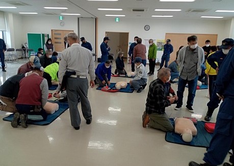 防災訓練の写真1枚目