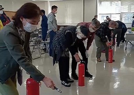 防災訓練の写真2枚目