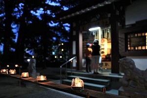 賀茂神社千灯明の写真１枚目