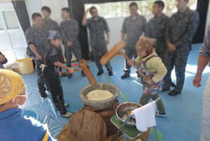 餅つきの写真