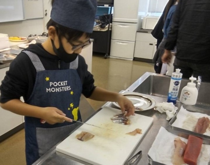 親子でお魚教室