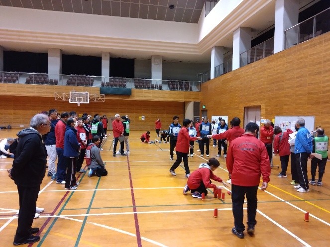 インドアモルックの審判技術習得の様子