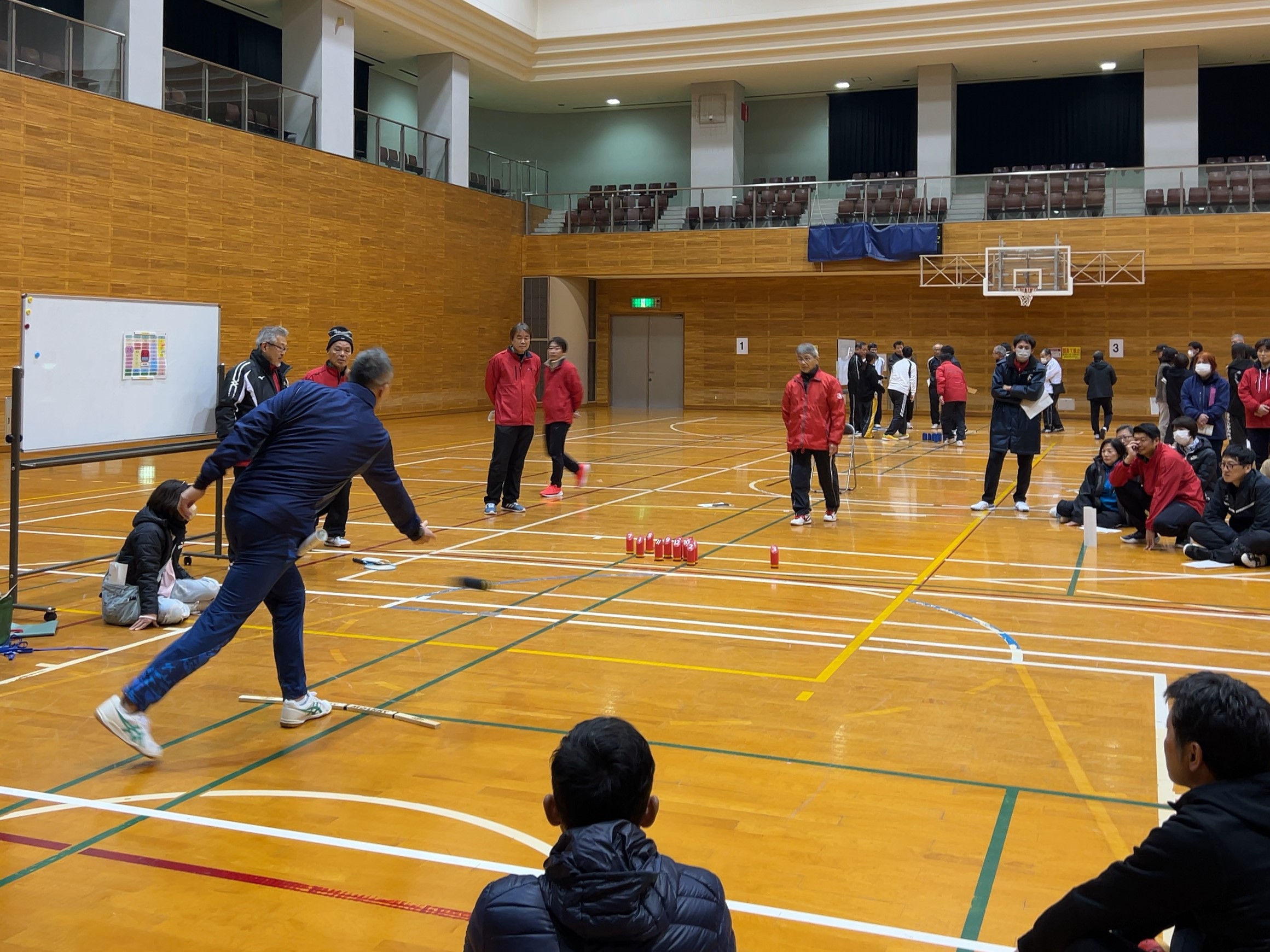 インドアモルックの体験の様子