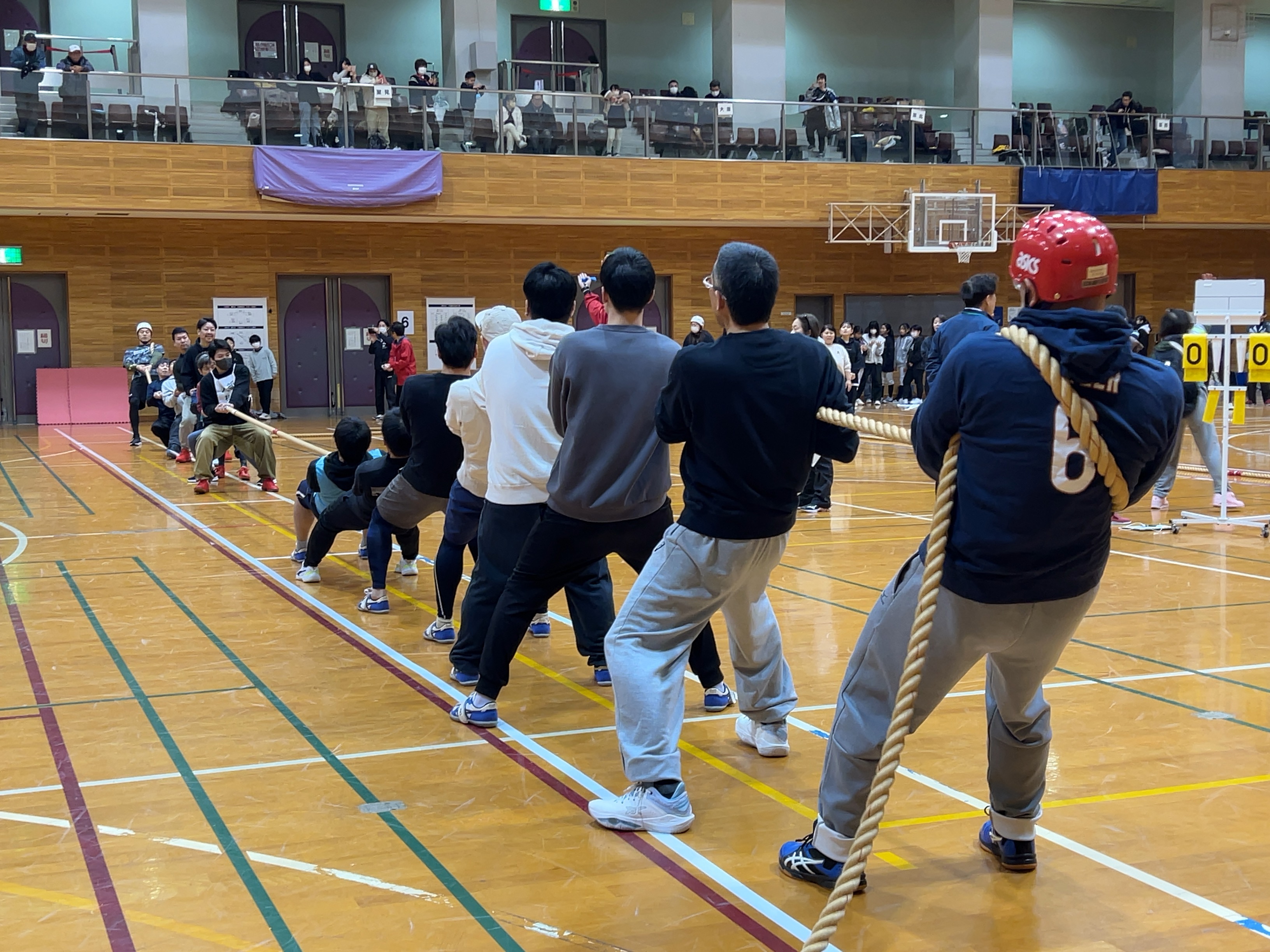 綱引きの審判講習の様子