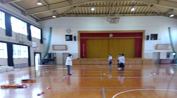 会場となった体育館の画像