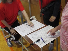 子どもが記録等を確認してもらう画像