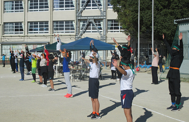 ラジオ体操の写真