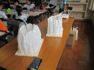 講師が作ったランプシェード