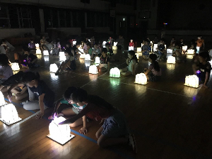 ランプシェード点灯式