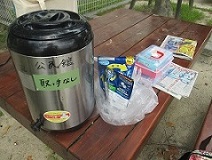 社協が準備された、応急セット