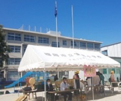 本部席テントの写真