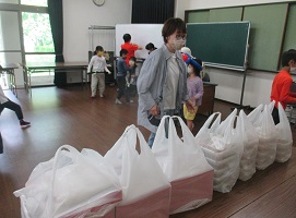 持帰り用に準備したお弁当の写真