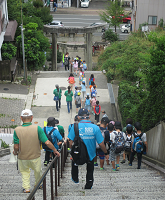 画像:帰り道の様子