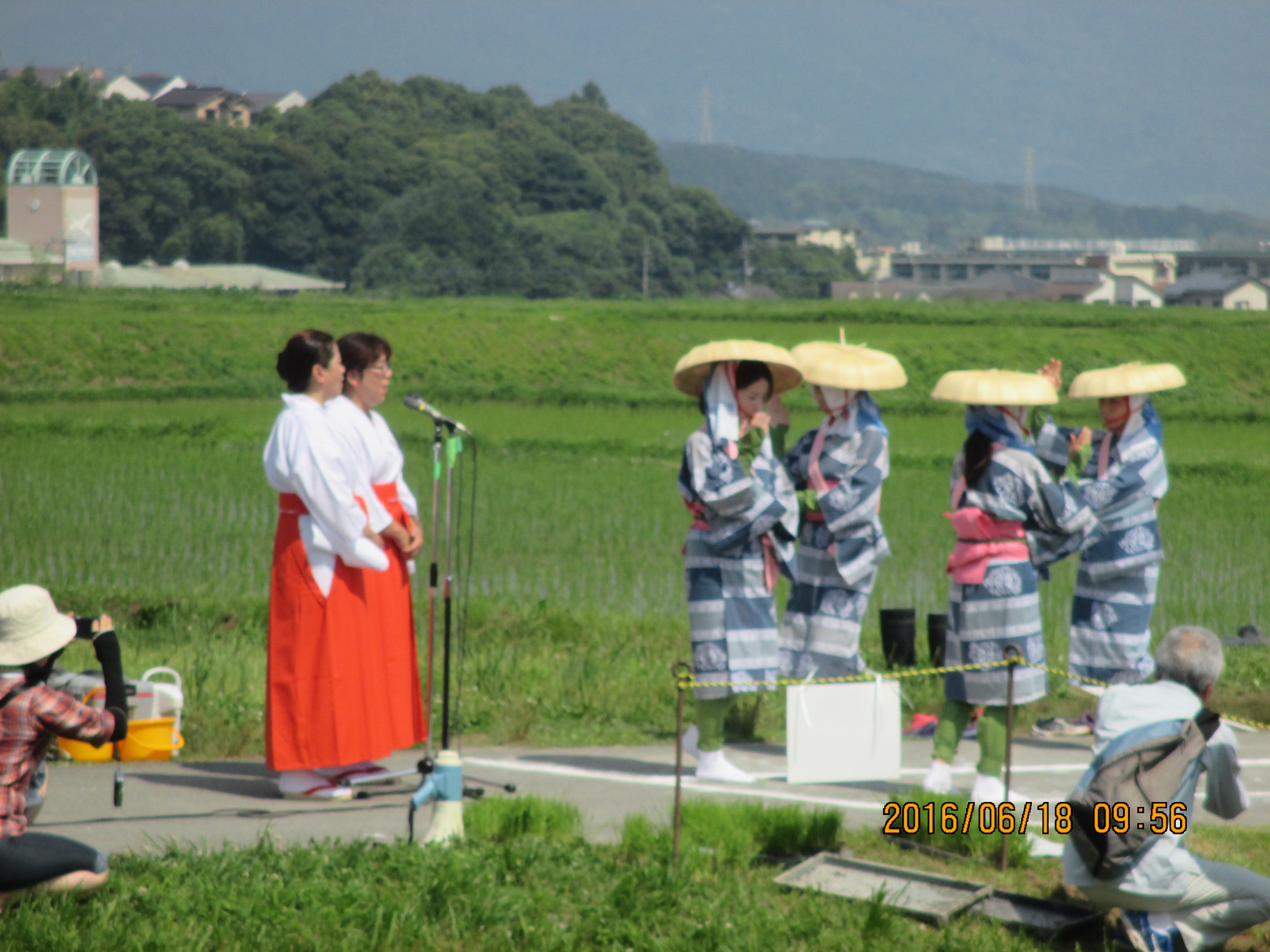お田植え舞の写真