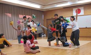 練習の成果を披露する様子1