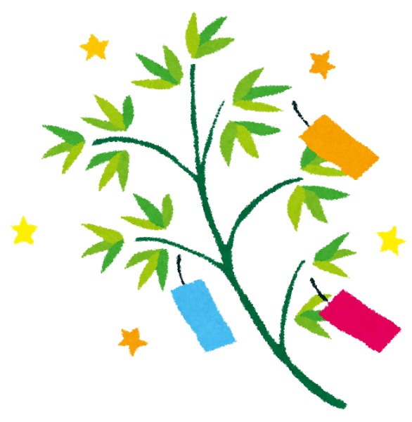 笹飾りのイラスト