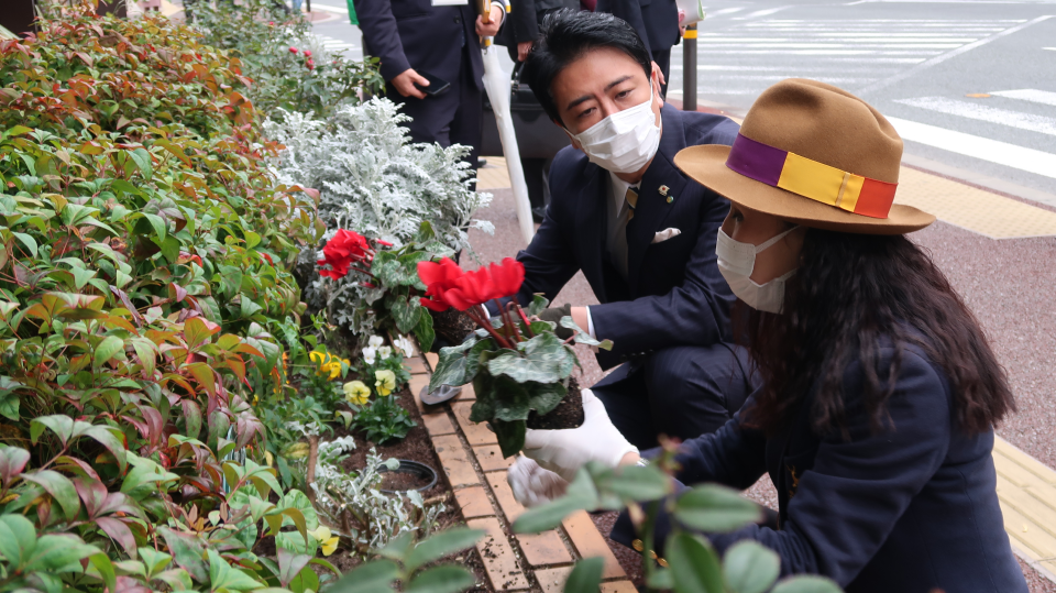 活動視察の写真