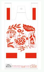 レジ袋「ふくレジ」の写真