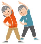 シニアの運動イラスト