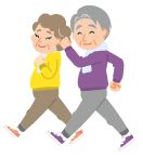 シニアの運動イラスト