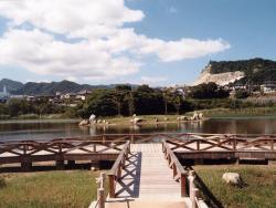 写真説明「斜ヶ浦池」