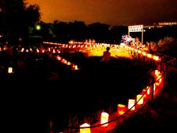 写真説明「斜ヶ浦池観月コンサート」