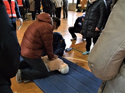 救急救命訓練の画像