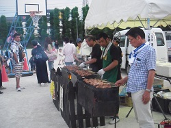 朝倉のジャンボ焼き鳥の画像