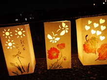 西花畑校区灯明まつり1