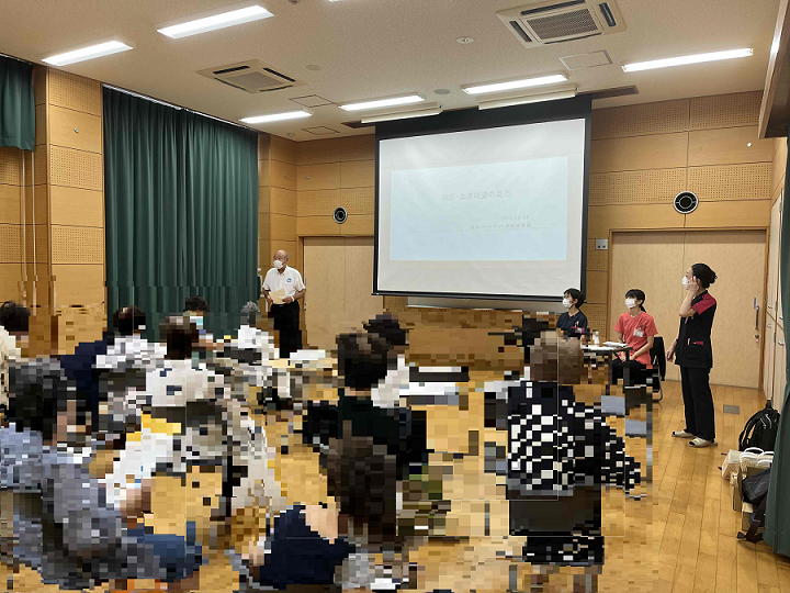 派遣スタッフによる講演会の様子