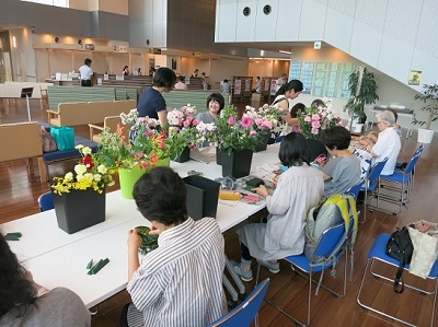 フラワーアレンジメント教室の写真