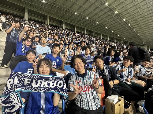 アビスパ福岡試合観戦の写真